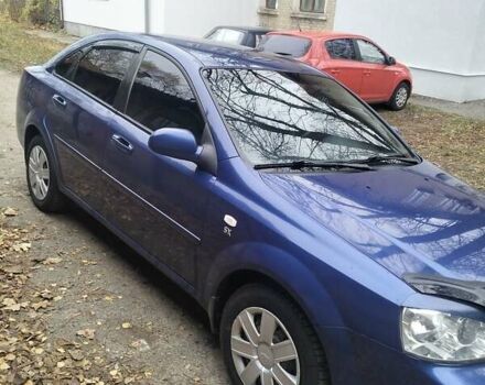 Синий Шевроле Лачетти, объемом двигателя 1.8 л и пробегом 219 тыс. км за 4200 $, фото 4 на Automoto.ua