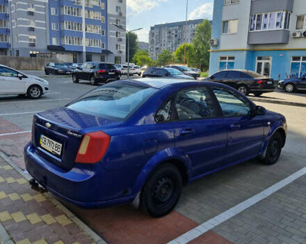 Синий Шевроле Лачетти, объемом двигателя 1.6 л и пробегом 207 тыс. км за 3900 $, фото 4 на Automoto.ua