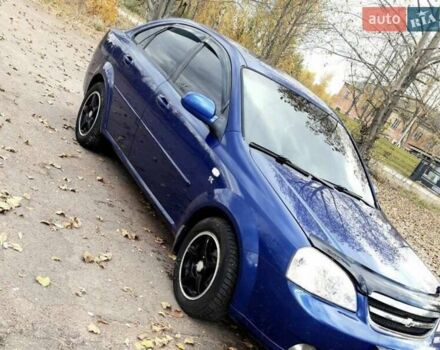 Синий Шевроле Лачетти, объемом двигателя 1.8 л и пробегом 233 тыс. км за 4499 $, фото 1 на Automoto.ua
