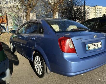 Синий Шевроле Лачетти, объемом двигателя 1.8 л и пробегом 226 тыс. км за 4200 $, фото 2 на Automoto.ua