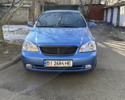 Синий Шевроле Лачетти, объемом двигателя 1.8 л и пробегом 182 тыс. км за 5000 $, фото 1 на Automoto.ua