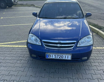 Синий Шевроле Лачетти, объемом двигателя 1.8 л и пробегом 330 тыс. км за 3500 $, фото 1 на Automoto.ua