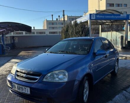 Синий Шевроле Лачетти, объемом двигателя 1.8 л и пробегом 319 тыс. км за 3500 $, фото 4 на Automoto.ua