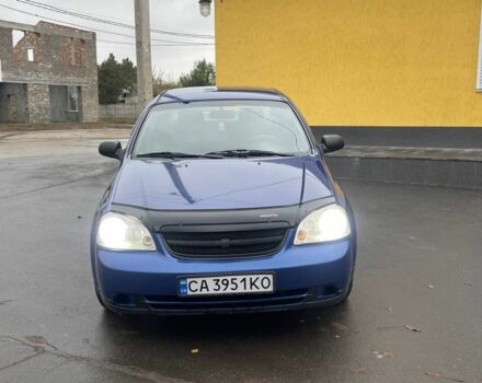 Синий Шевроле Лачетти, объемом двигателя 1.6 л и пробегом 165 тыс. км за 3550 $, фото 1 на Automoto.ua