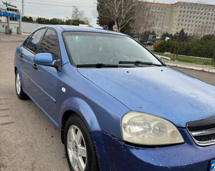 Синий Шевроле Лачетти, объемом двигателя 1.8 л и пробегом 320 тыс. км за 3500 $, фото 2 на Automoto.ua