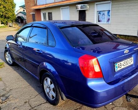 Синий Шевроле Лачетти, объемом двигателя 1.8 л и пробегом 200 тыс. км за 4600 $, фото 5 на Automoto.ua
