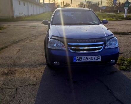 Синий Шевроле Лачетти, объемом двигателя 1.8 л и пробегом 200 тыс. км за 4600 $, фото 2 на Automoto.ua