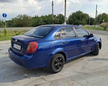 Синий Шевроле Лачетти, объемом двигателя 1.8 л и пробегом 275 тыс. км за 3550 $, фото 4 на Automoto.ua