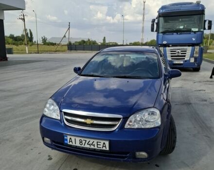 Синий Шевроле Лачетти, объемом двигателя 1.8 л и пробегом 275 тыс. км за 3550 $, фото 1 на Automoto.ua