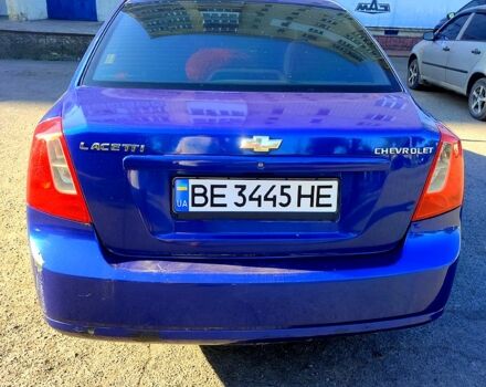 Синий Шевроле Лачетти, объемом двигателя 1.6 л и пробегом 242 тыс. км за 3500 $, фото 1 на Automoto.ua