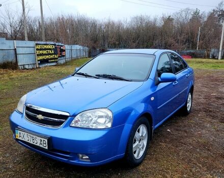 Синий Шевроле Лачетти, объемом двигателя 1.8 л и пробегом 150 тыс. км за 3950 $, фото 1 на Automoto.ua