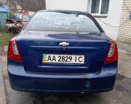 Синий Шевроле Лачетти, объемом двигателя 1.6 л и пробегом 270 тыс. км за 1900 $, фото 4 на Automoto.ua