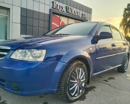 Синий Шевроле Лачетти, объемом двигателя 1.8 л и пробегом 220 тыс. км за 3600 $, фото 1 на Automoto.ua