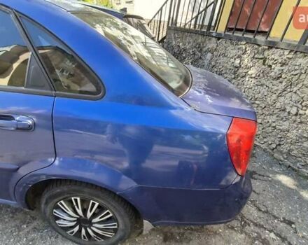 Синий Шевроле Лачетти, объемом двигателя 1.6 л и пробегом 243 тыс. км за 3800 $, фото 4 на Automoto.ua