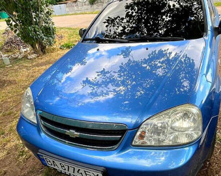 Синий Шевроле Лачетти, объемом двигателя 1.6 л и пробегом 219 тыс. км за 4250 $, фото 3 на Automoto.ua