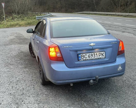 Синий Шевроле Лачетти, объемом двигателя 1.6 л и пробегом 230 тыс. км за 3000 $, фото 4 на Automoto.ua