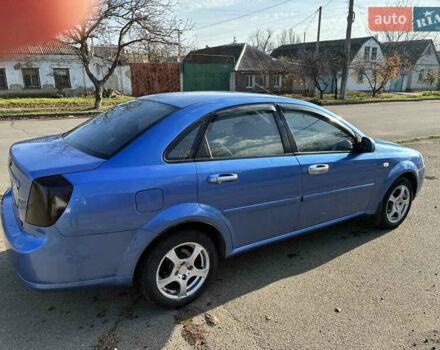 Синий Шевроле Лачетти, объемом двигателя 1.8 л и пробегом 340 тыс. км за 4200 $, фото 3 на Automoto.ua