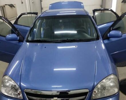 Синий Шевроле Лачетти, объемом двигателя 1.6 л и пробегом 164 тыс. км за 5700 $, фото 2 на Automoto.ua