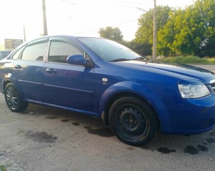 Синий Шевроле Лачетти, объемом двигателя 1.8 л и пробегом 220 тыс. км за 3600 $, фото 3 на Automoto.ua