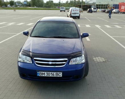 Синий Шевроле Лачетти, объемом двигателя 1.8 л и пробегом 198 тыс. км за 4700 $, фото 2 на Automoto.ua
