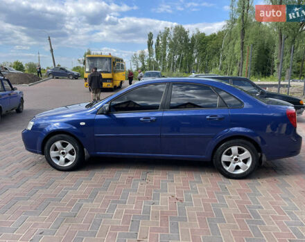 Синий Шевроле Лачетти, объемом двигателя 1.6 л и пробегом 255 тыс. км за 4200 $, фото 3 на Automoto.ua