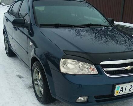 Синий Шевроле Лачетти, объемом двигателя 1.8 л и пробегом 240 тыс. км за 5400 $, фото 5 на Automoto.ua