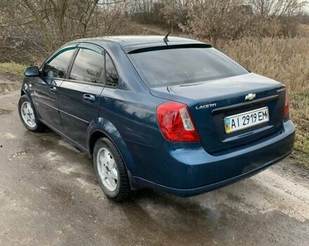 Синий Шевроле Лачетти, объемом двигателя 1.8 л и пробегом 240 тыс. км за 5400 $, фото 3 на Automoto.ua