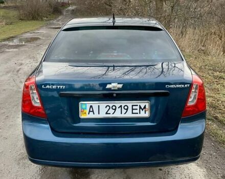 Синий Шевроле Лачетти, объемом двигателя 1.8 л и пробегом 240 тыс. км за 5400 $, фото 4 на Automoto.ua