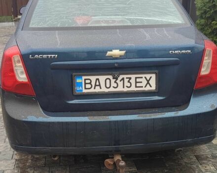 Синий Шевроле Лачетти, объемом двигателя 1.6 л и пробегом 360 тыс. км за 3700 $, фото 3 на Automoto.ua