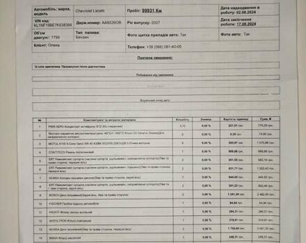 Синий Шевроле Лачетти, объемом двигателя 1.8 л и пробегом 100 тыс. км за 2700 $, фото 9 на Automoto.ua