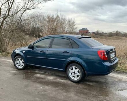 Синий Шевроле Лачетти, объемом двигателя 1.8 л и пробегом 240 тыс. км за 5400 $, фото 2 на Automoto.ua