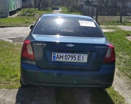 Синий Шевроле Лачетти, объемом двигателя 1.6 л и пробегом 207 тыс. км за 4300 $, фото 1 на Automoto.ua