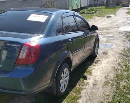 Синий Шевроле Лачетти, объемом двигателя 1.6 л и пробегом 207 тыс. км за 4300 $, фото 3 на Automoto.ua