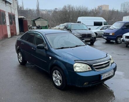 Синий Шевроле Лачетти, объемом двигателя 1.6 л и пробегом 197 тыс. км за 3550 $, фото 2 на Automoto.ua