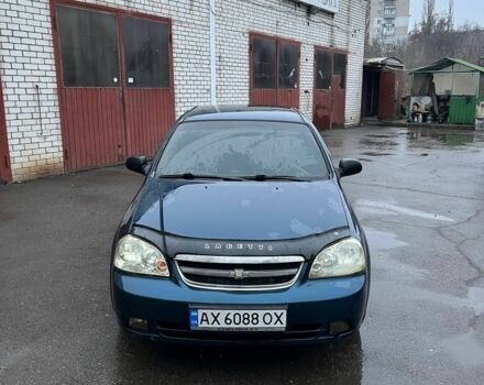 Синий Шевроле Лачетти, объемом двигателя 1.6 л и пробегом 197 тыс. км за 3550 $, фото 1 на Automoto.ua
