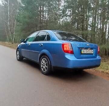 Синий Шевроле Лачетти, объемом двигателя 1.6 л и пробегом 187 тыс. км за 3900 $, фото 4 на Automoto.ua