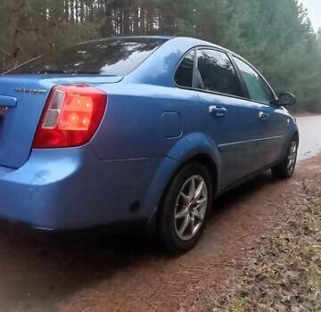 Синий Шевроле Лачетти, объемом двигателя 1.6 л и пробегом 187 тыс. км за 3900 $, фото 5 на Automoto.ua