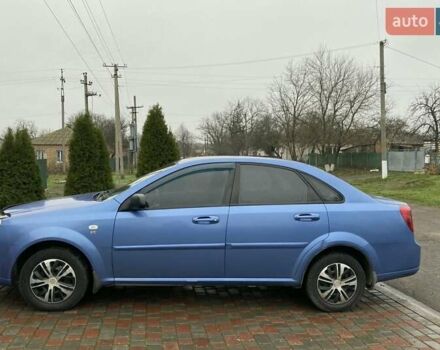 Синий Шевроле Лачетти, объемом двигателя 1.6 л и пробегом 196 тыс. км за 3500 $, фото 2 на Automoto.ua