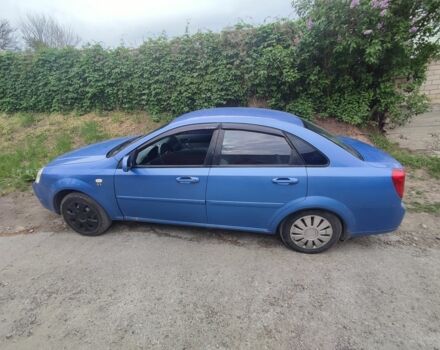 Синий Шевроле Лачетти, объемом двигателя 1.8 л и пробегом 288 тыс. км за 3700 $, фото 2 на Automoto.ua