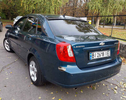 Синий Шевроле Лачетти, объемом двигателя 1.8 л и пробегом 190 тыс. км за 4300 $, фото 3 на Automoto.ua