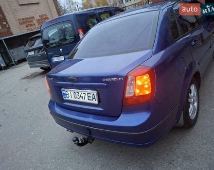 Синий Шевроле Лачетти, объемом двигателя 1.6 л и пробегом 146 тыс. км за 5200 $, фото 2 на Automoto.ua