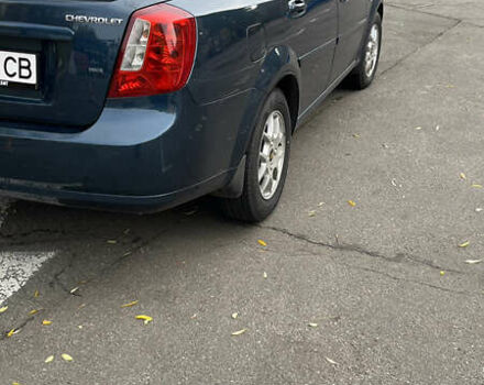 Синий Шевроле Лачетти, объемом двигателя 1.8 л и пробегом 267 тыс. км за 5700 $, фото 2 на Automoto.ua