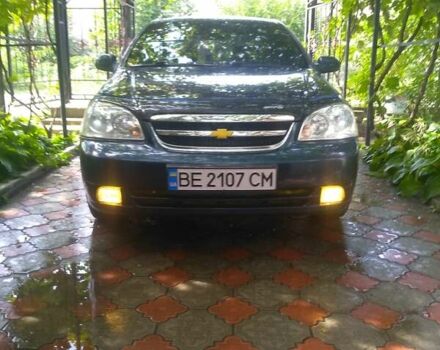 Синий Шевроле Лачетти, объемом двигателя 1.8 л и пробегом 200 тыс. км за 6200 $, фото 1 на Automoto.ua