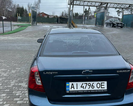 Синий Шевроле Лачетти, объемом двигателя 1.8 л и пробегом 221 тыс. км за 4650 $, фото 5 на Automoto.ua