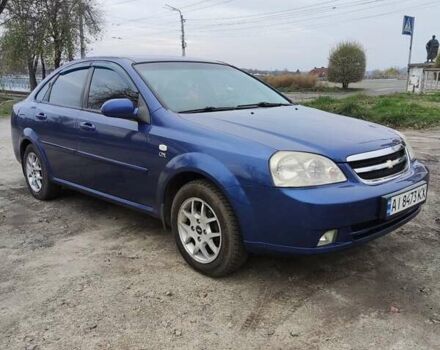 Синий Шевроле Лачетти, объемом двигателя 1.8 л и пробегом 218 тыс. км за 4850 $, фото 3 на Automoto.ua