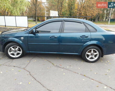 Синий Шевроле Лачетти, объемом двигателя 1.8 л и пробегом 190 тыс. км за 4300 $, фото 5 на Automoto.ua