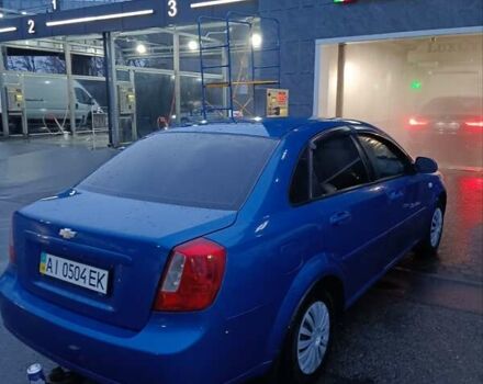 Синий Шевроле Лачетти, объемом двигателя 1.6 л и пробегом 107 тыс. км за 6000 $, фото 2 на Automoto.ua