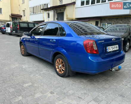 Синий Шевроле Лачетти, объемом двигателя 1.8 л и пробегом 237 тыс. км за 4600 $, фото 2 на Automoto.ua