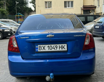 Синий Шевроле Лачетти, объемом двигателя 1.8 л и пробегом 237 тыс. км за 4600 $, фото 4 на Automoto.ua