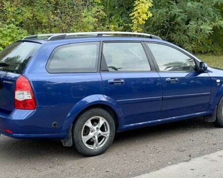 Синий Шевроле Лачетти, объемом двигателя 1.6 л и пробегом 200 тыс. км за 3999 $, фото 1 на Automoto.ua